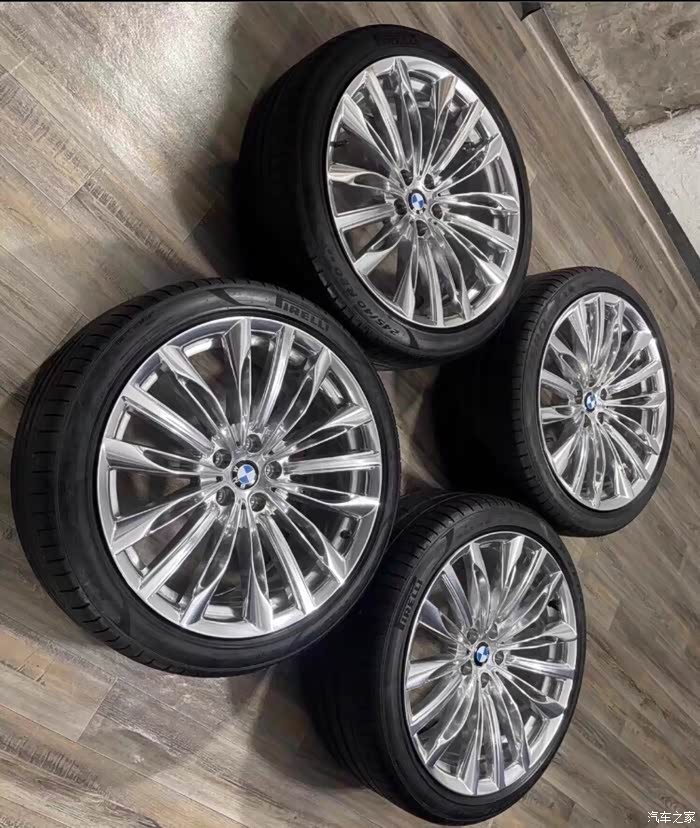 宝马760轮毂7系20寸锻造轮毂带胎一套
