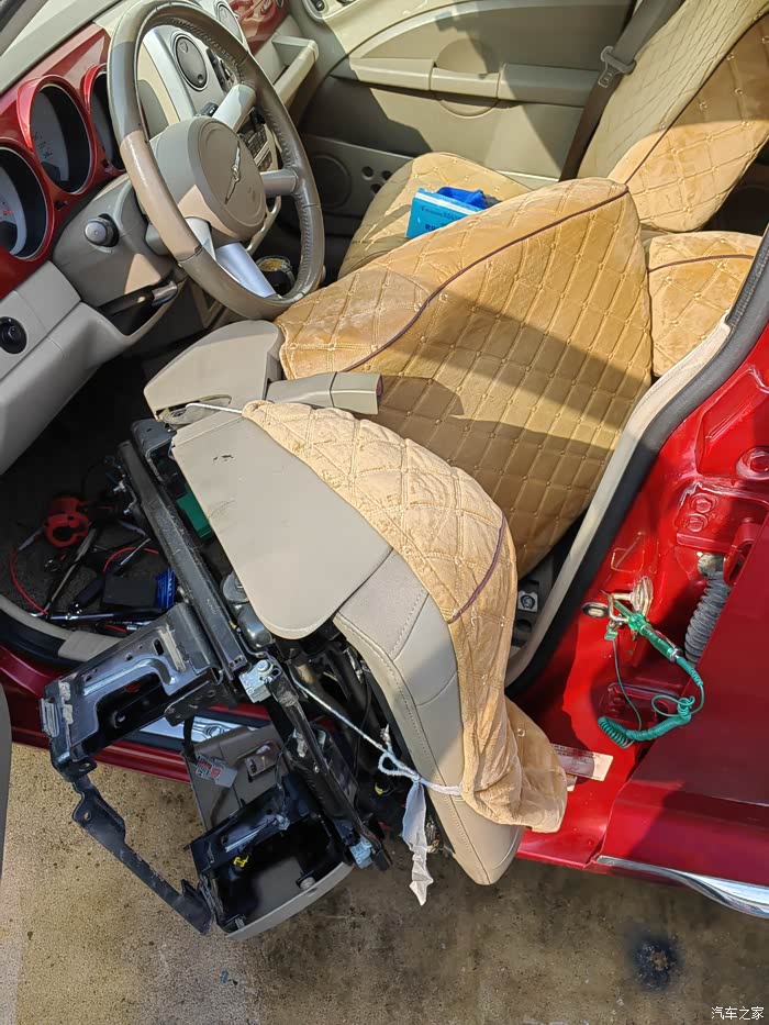 【图】完美修复主驾座椅高低调节_铂锐论坛_汽车之家论坛