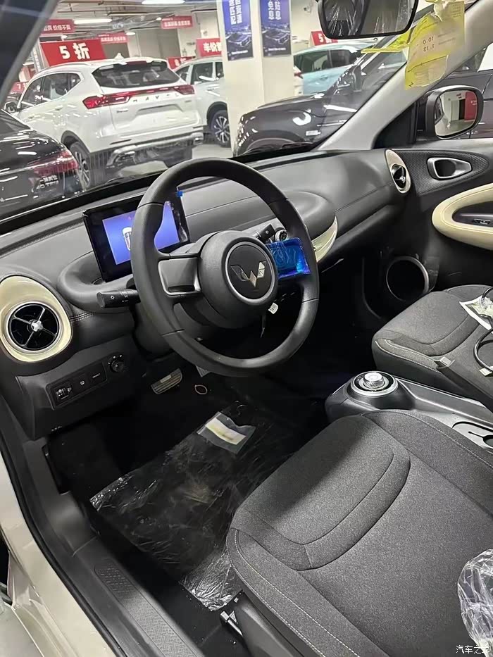 五菱汽车五菱缤果2023款203km轻享款家用代步