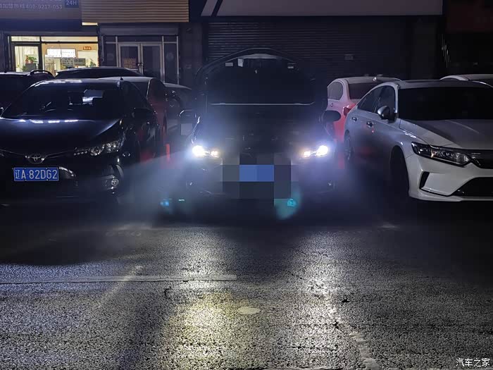 安利一款led9012型号适配12代卡罗拉低配卤素大灯灯泡