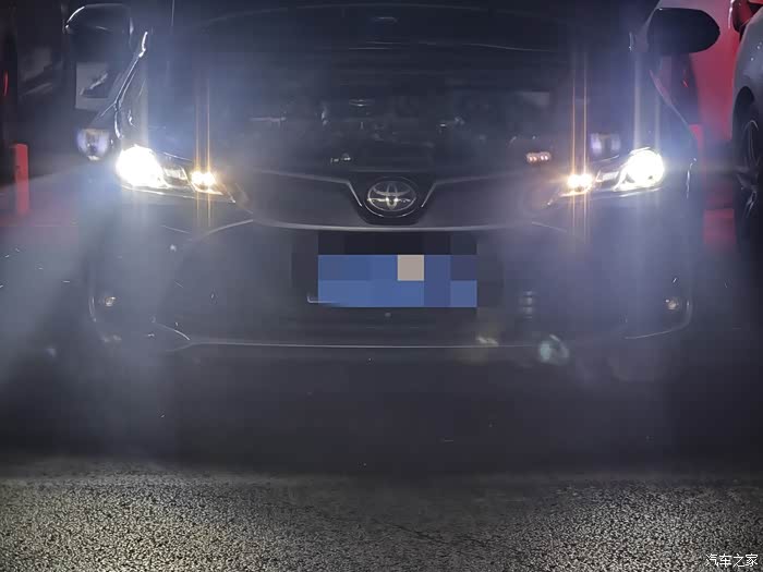 安利一款led9012型号适配12代卡罗拉低配卤素大灯灯泡