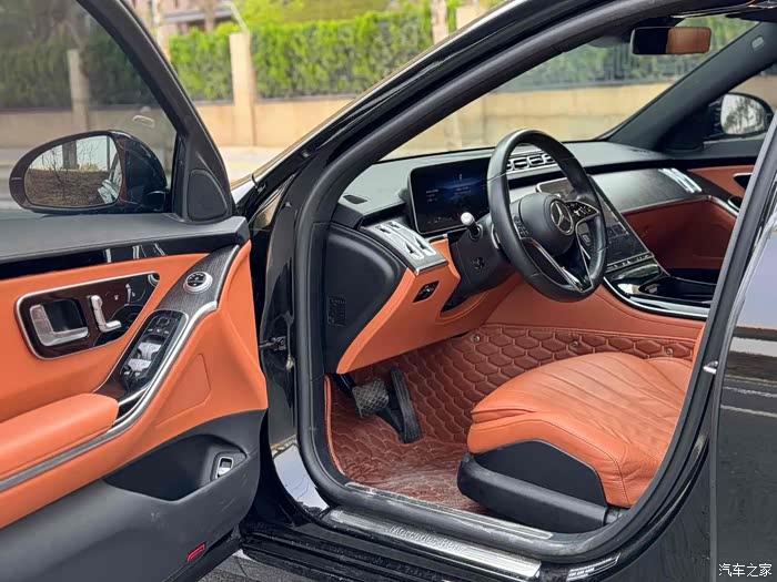 21款奔驰s400l商务型6万公里645喜欢速来