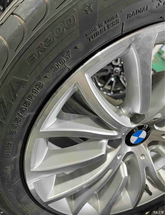 18寸宝马525轮毂轮胎精品套件喜欢的可以来