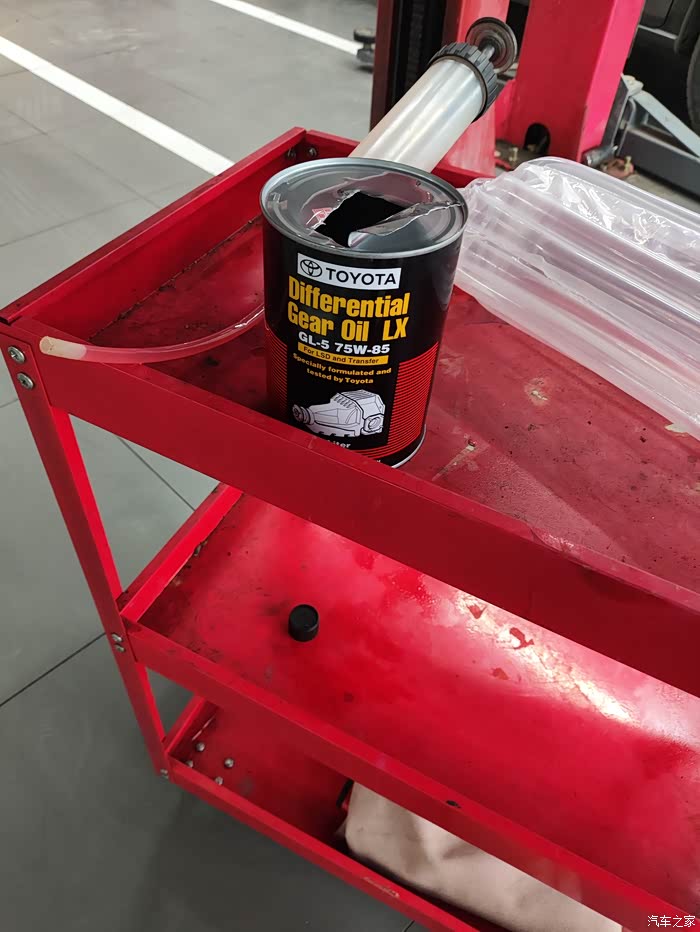 21款dtc四驱荣放更换分动器油和差速器油_rav4荣放论坛_汽车之家论坛