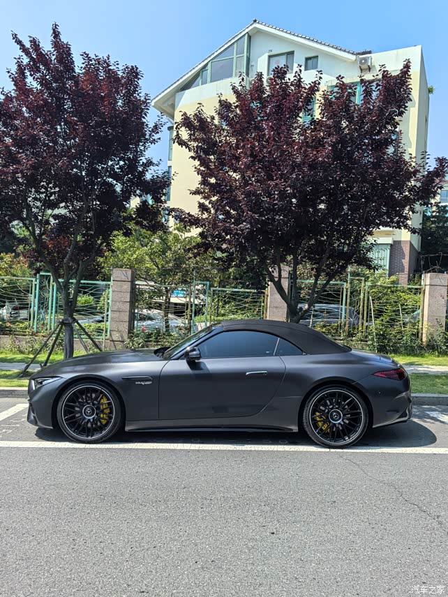 出台 #amg奔驰sl63 24年5月上牌 原版原漆带车衣