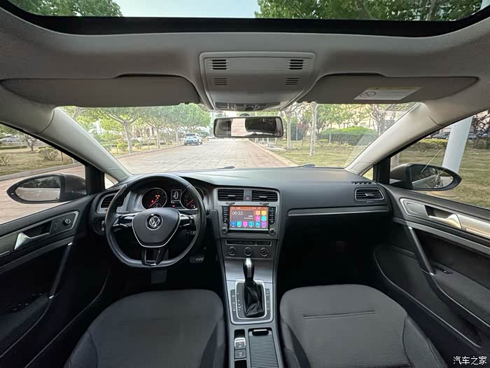 14年大众高尔夫 自动挡1.6 一手车 实表6万多公里 定速