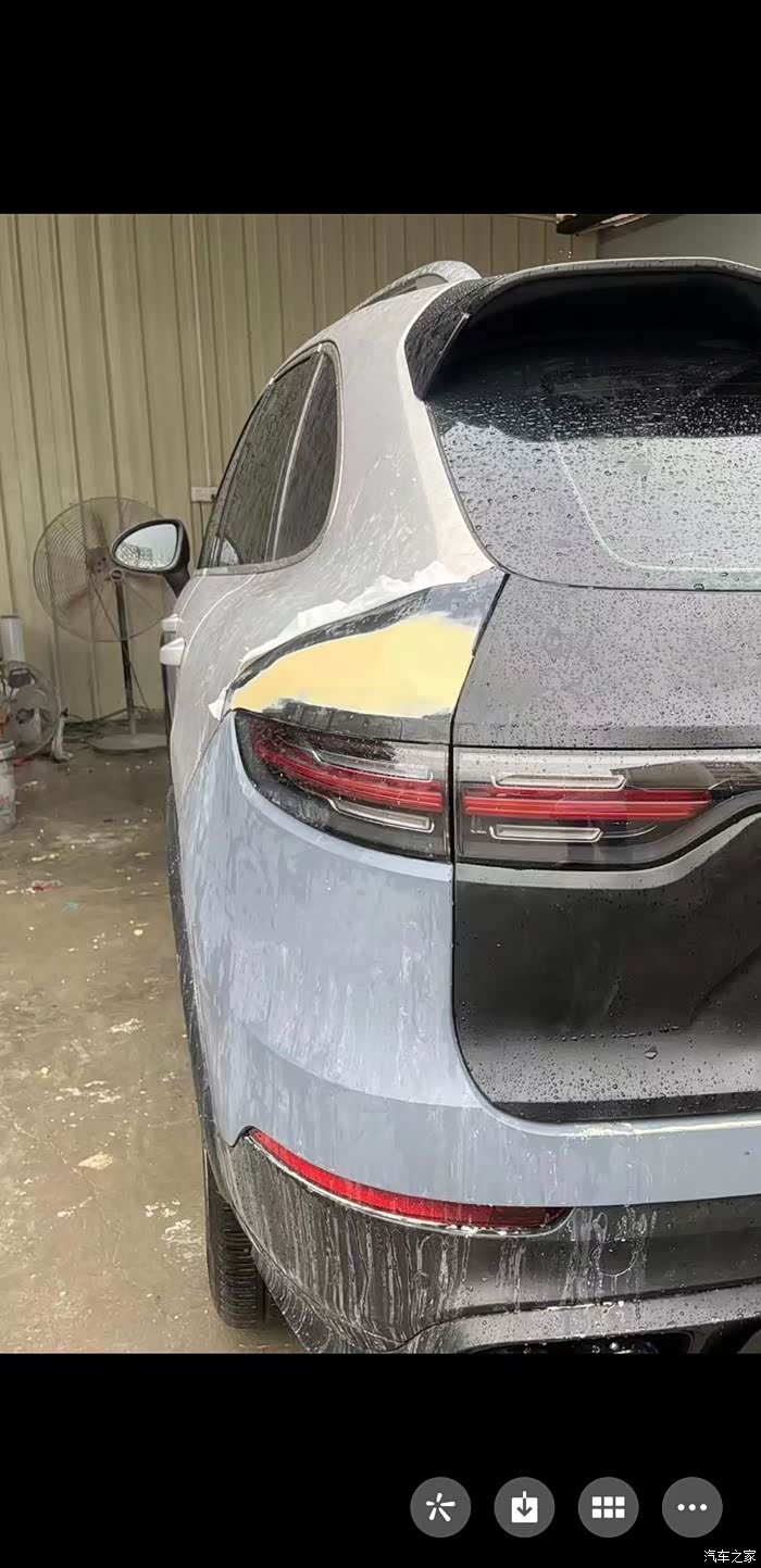 保时捷卡宴11/17老款改新款贯穿尾灯 尾门 卡宴老款升级改