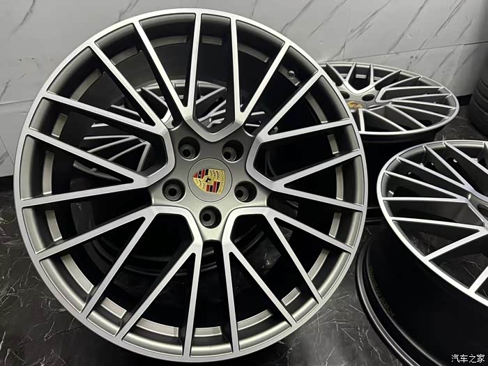 保时捷卡宴鸟巢 铂金版 原厂正品新车拆下四个轮毂 21寸 卡