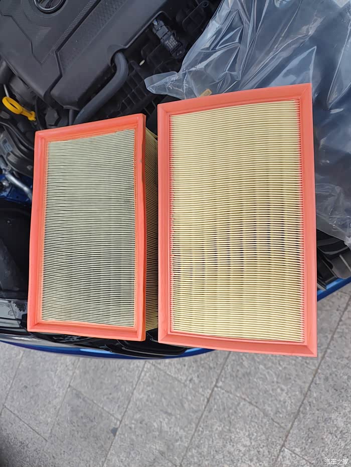 更换三代ea888发动机空气滤芯