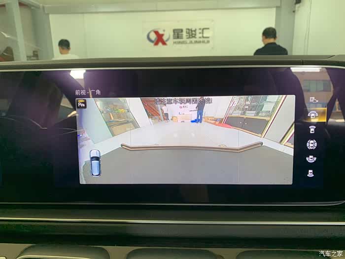 20款奔驰gle350加装原厂360全景影像