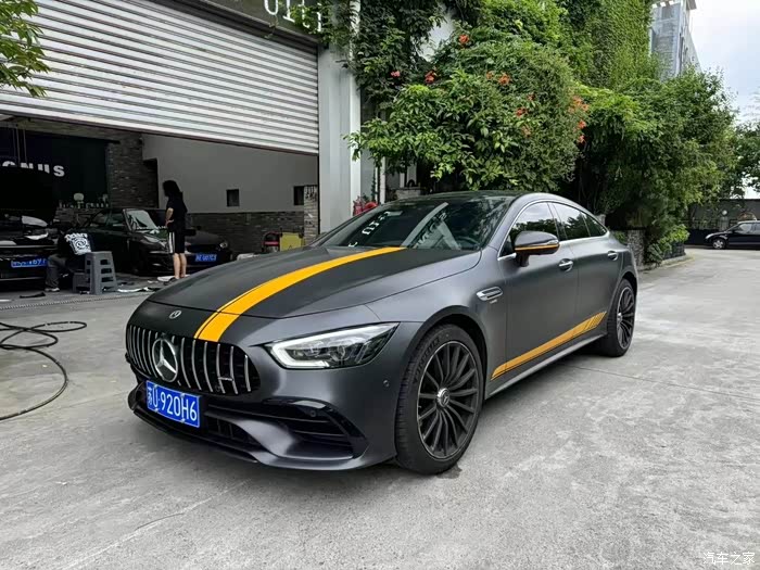 新到2021年8月上牌 奔驰amg gt50 原版原漆 个人