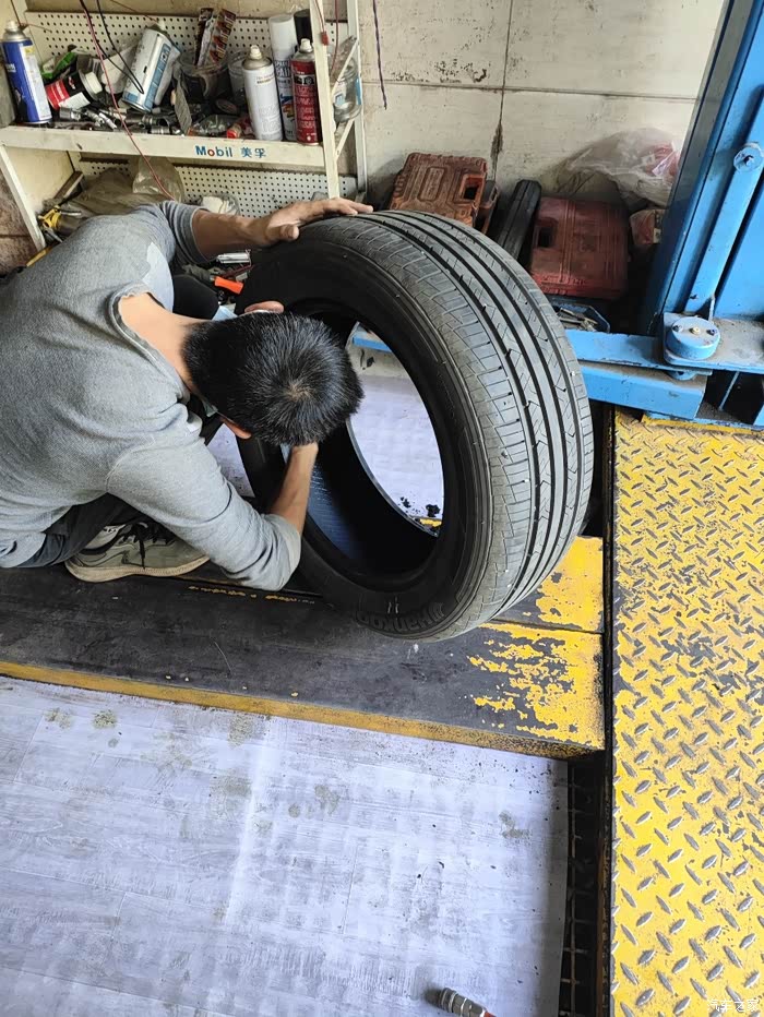 车友会之日常用车#记录朗逸补胎花费!