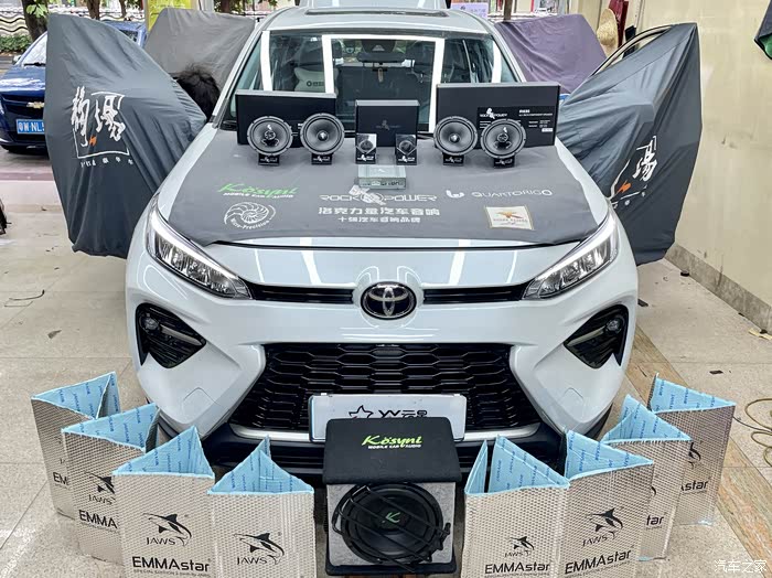 满足大部分消费者的云浮丰田威兰达改装4.1声道音响系统