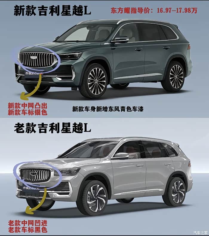 25款星越l10月28日正式上市了
