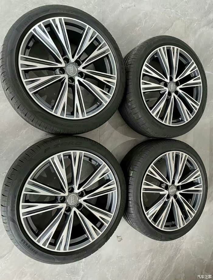 20寸奥迪a6原厂轮毂轮胎一套,感兴趣的看过来