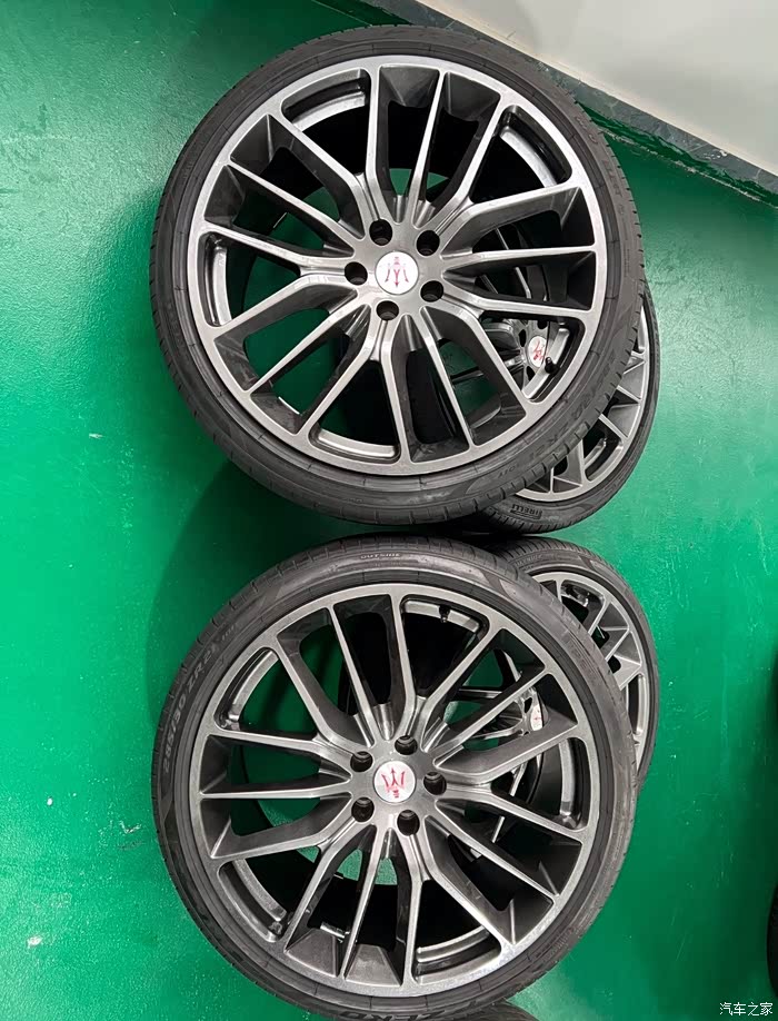 21寸玛莎拉蒂总裁轮毂轮胎,喜欢的来