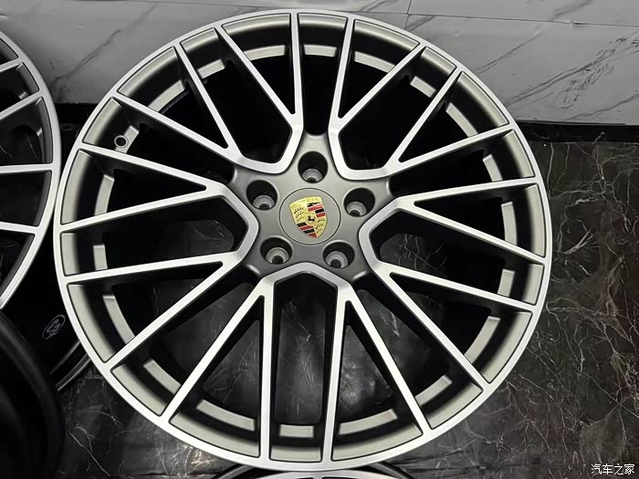 保时捷卡宴鸟巢 铂金版 原厂正品新车拆下四个轮毂 21寸 卡