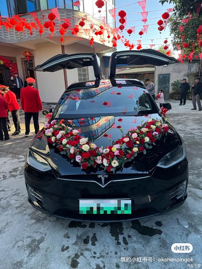 特斯拉modelx为婚车而生