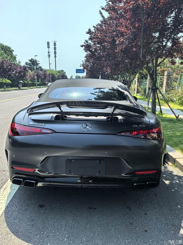 出台 #amg奔驰sl63 24年5月上牌 原版原漆带车衣