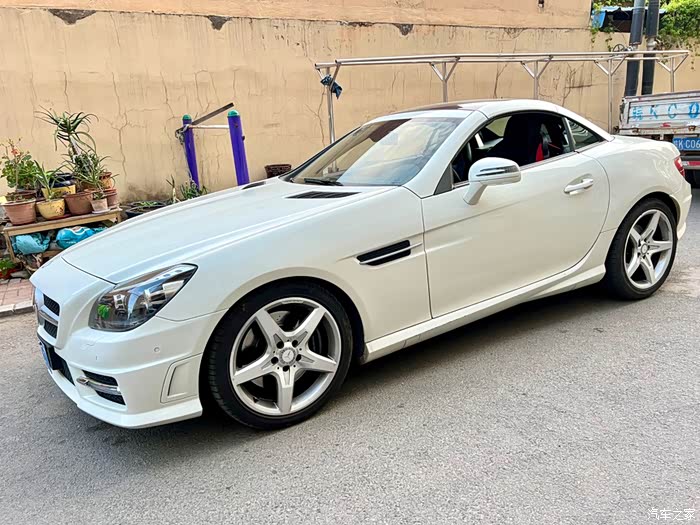个人卖车 奔驰slk200.1.8t.8万公里,内饰嘎嘎新