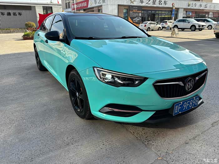 新到 19年别克君威20t豪华版 配置到顶 贴的改色膜,战斧