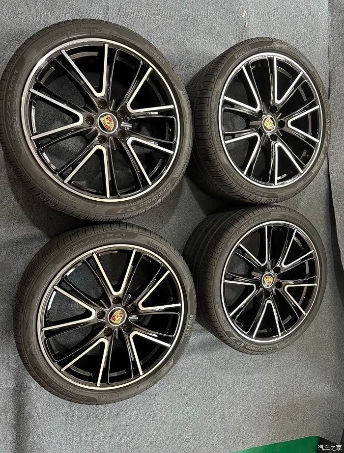 21寸新款保时捷帕拉梅拉原厂轮毂轮胎,有意向的来