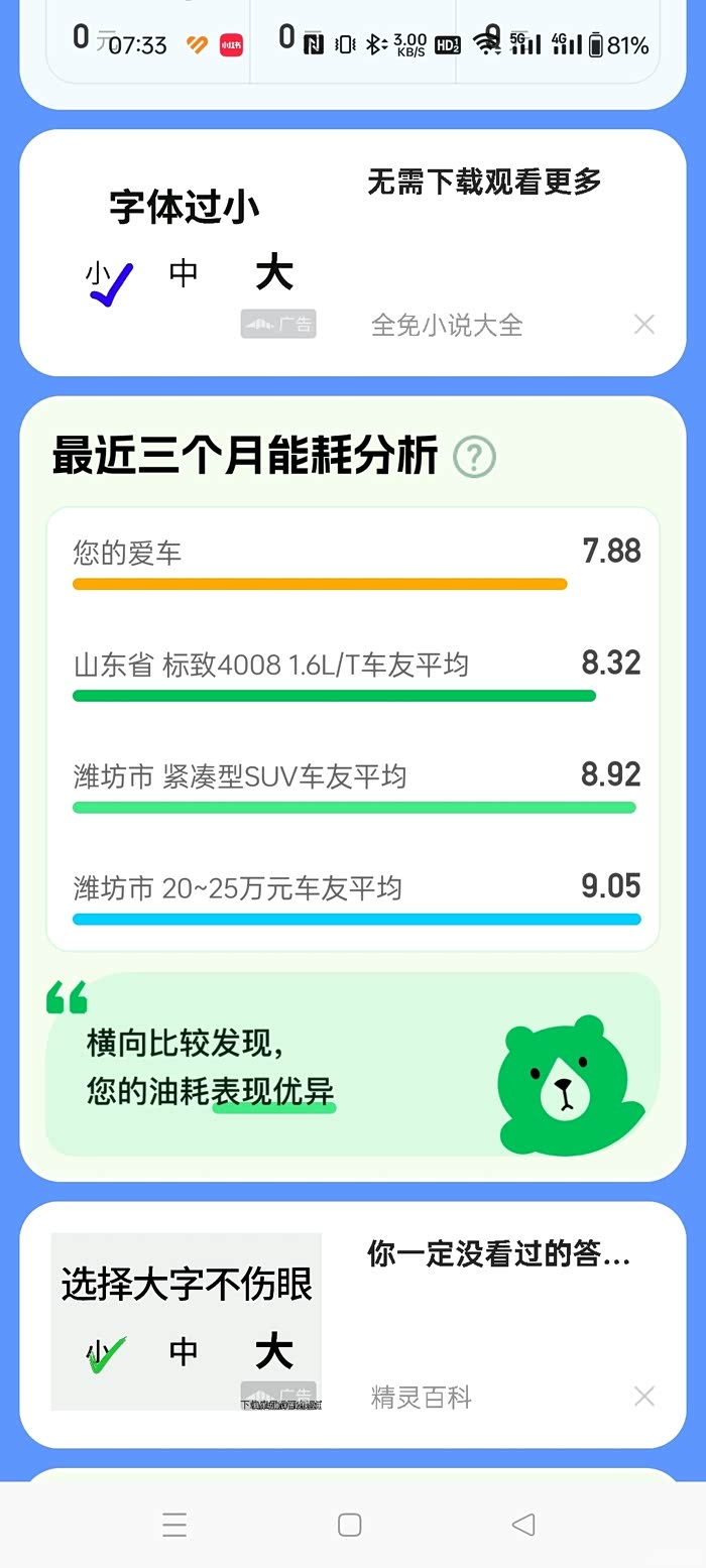 【图】小狮子油耗刷新低_标致4008论坛_汽车之家论坛