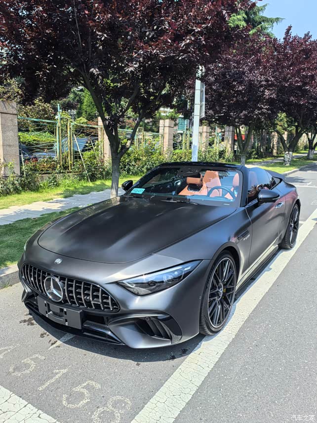 出台 #amg奔驰sl63 24年5月上牌 原版原漆带车衣