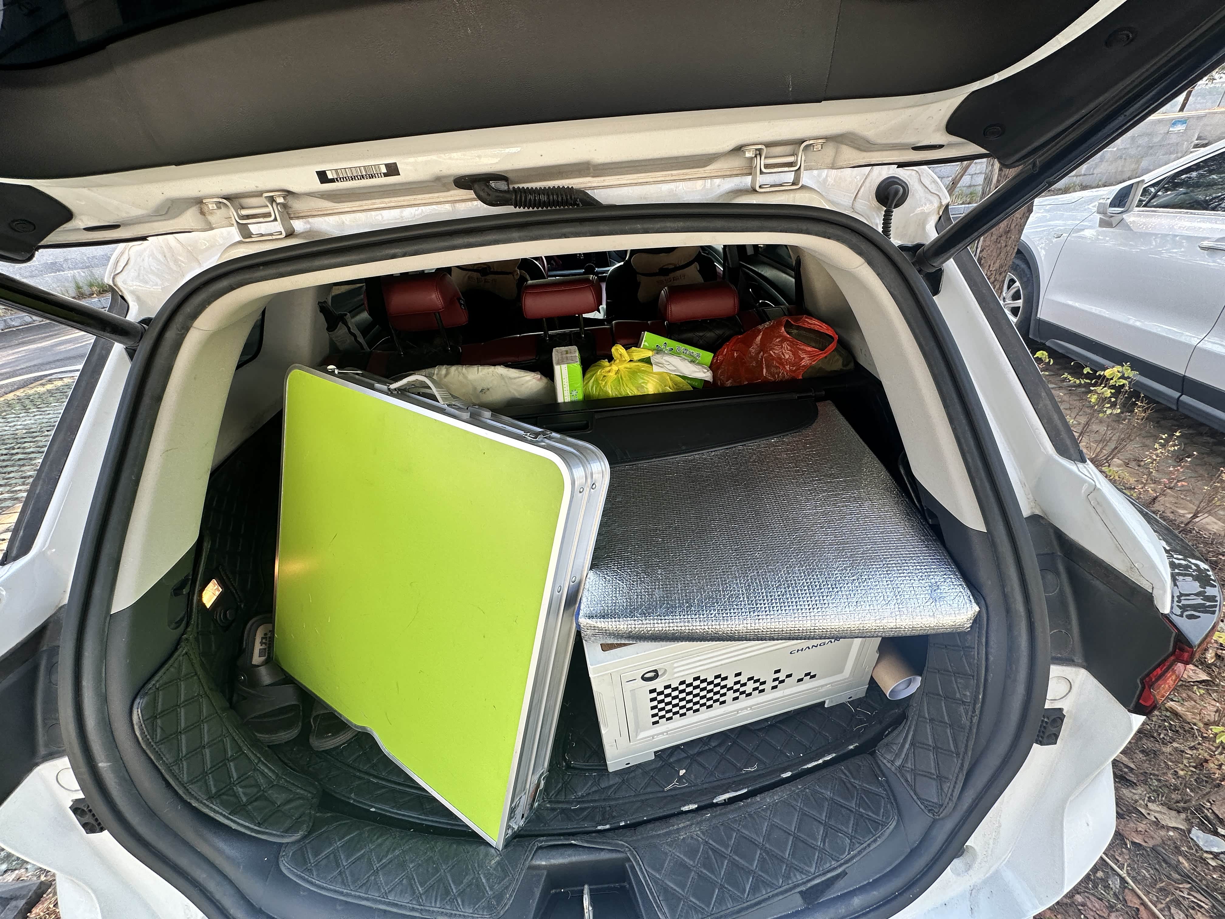 cs75 plus后备箱:户外出行的"移动储物间"