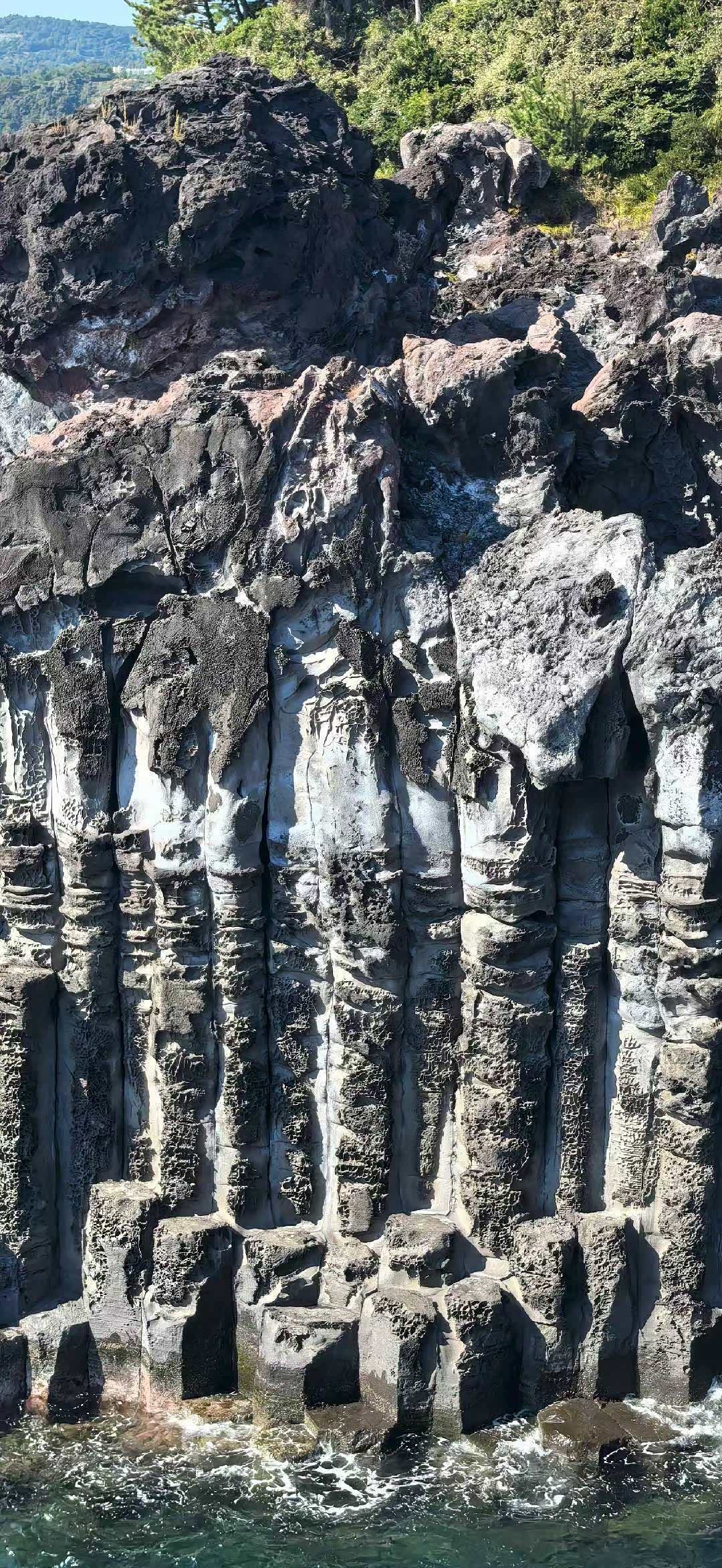 打卡柱状节理带