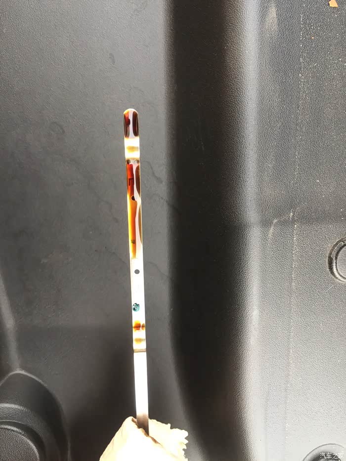 我的2016款新轩逸凉车看机油尺刻度看是不是烧机油后续