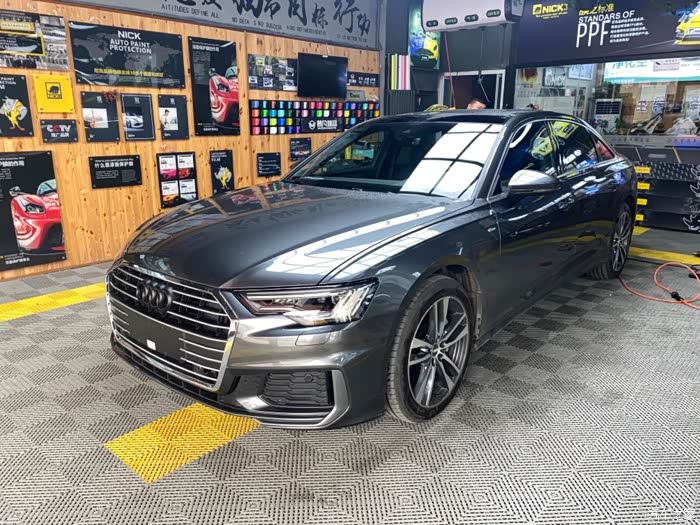 全民用车记玩车小白提全新奥迪a6l天云灰不走弯路的改装作业