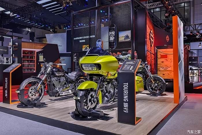 2021年上海车展摩托车届的代表哈雷戴维森