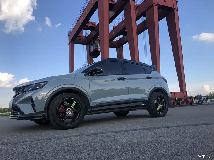 魔都缤越mbc车友会改色水泥灰真实案例