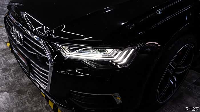 奥迪a6l升级s6刹车abt轮毂矩阵大灯动态尾灯外观改装案例