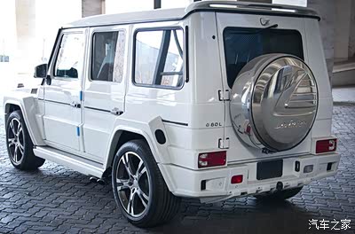 上点基于奔驰g500定制的白色lorinser g60l图给大家看看
