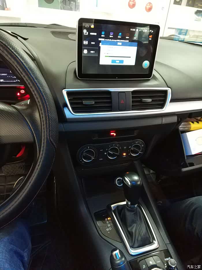 hhq汽车导航昂克赛拉大屏幕一枚