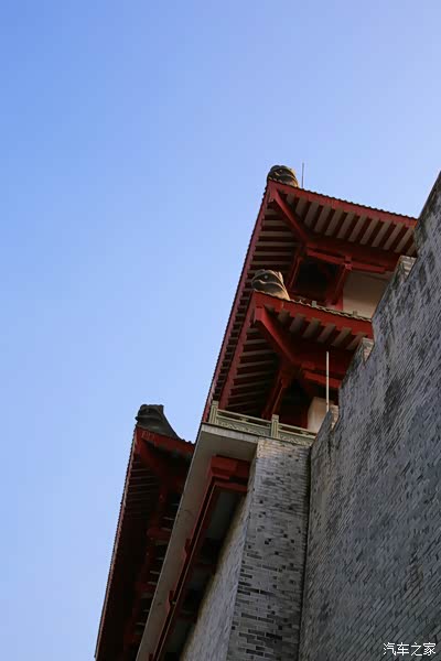 微微扬城楼角唯美古中国风有时候赞叹中国建筑成就古典东方