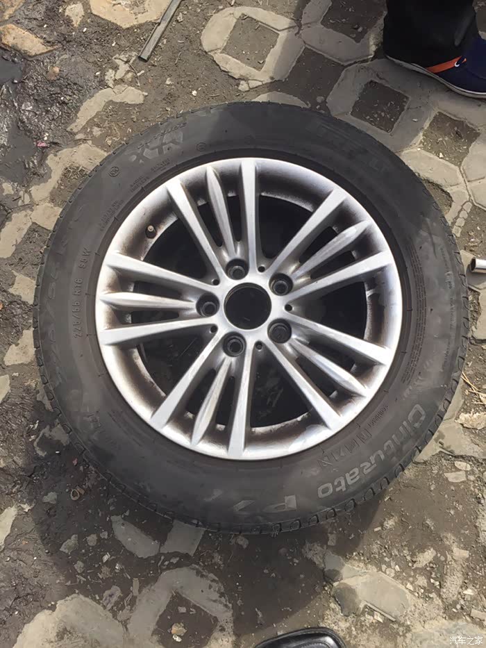 出22555r16轮毂带胎一套