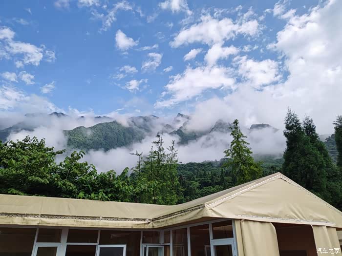 周末参加亲子活动,赵公山露营