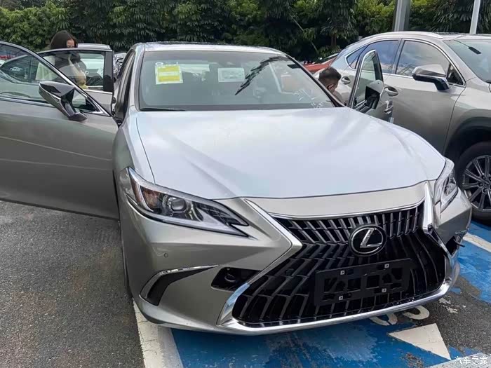 2021款es200卓越钛银茶珀棕实拍