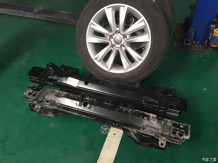 8月5日去4s更换前副车架本体总成效果已更新