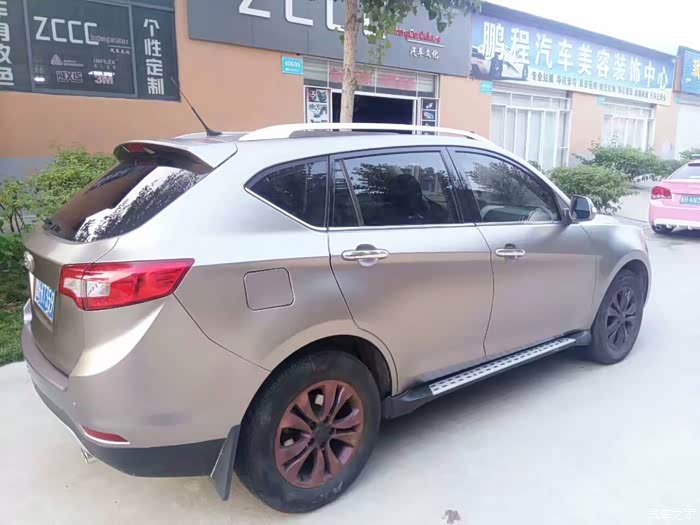 14版陆风x5改色电光棕灰不墨迹了上图