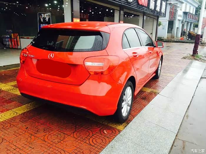 奔驰a180标准型木星红提车作业求认证精华