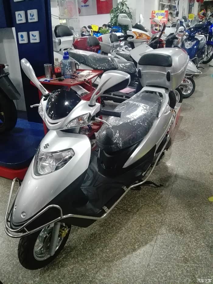 提车了铃木天玉125有图