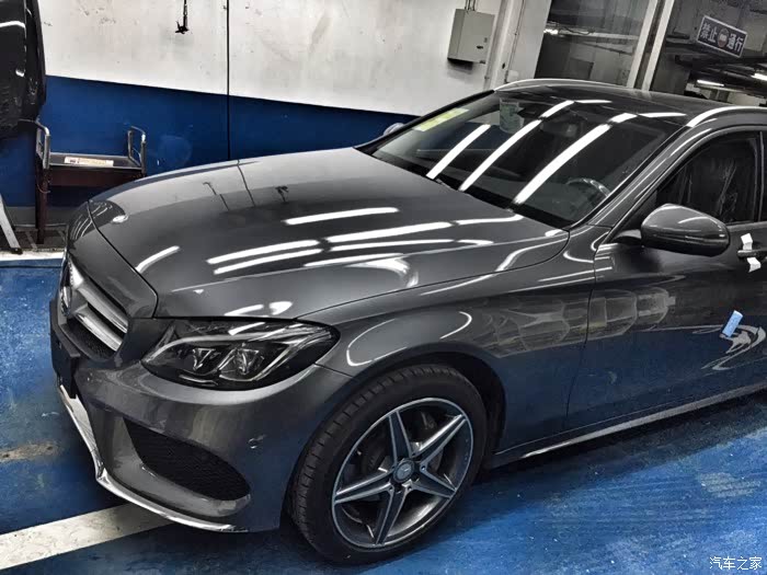 【图】c200旅行4驱,苦等4个月,月光石灰到货_奔驰c级论坛_汽车之家