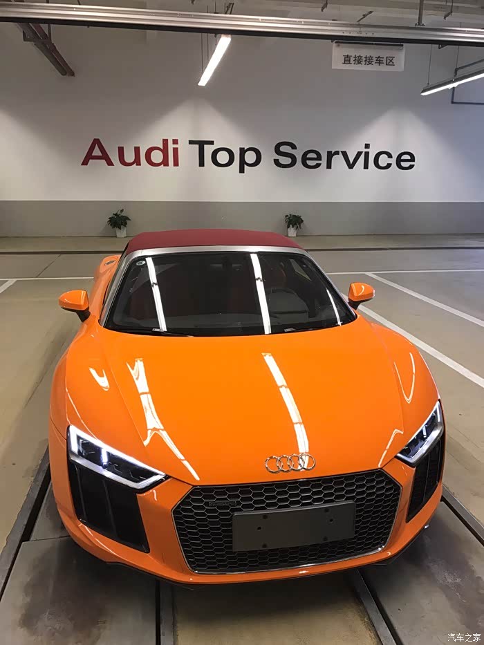 【图】好久没发过作业了 敞篷日光橙r8 v10_奥迪r8论坛_汽车之家论坛