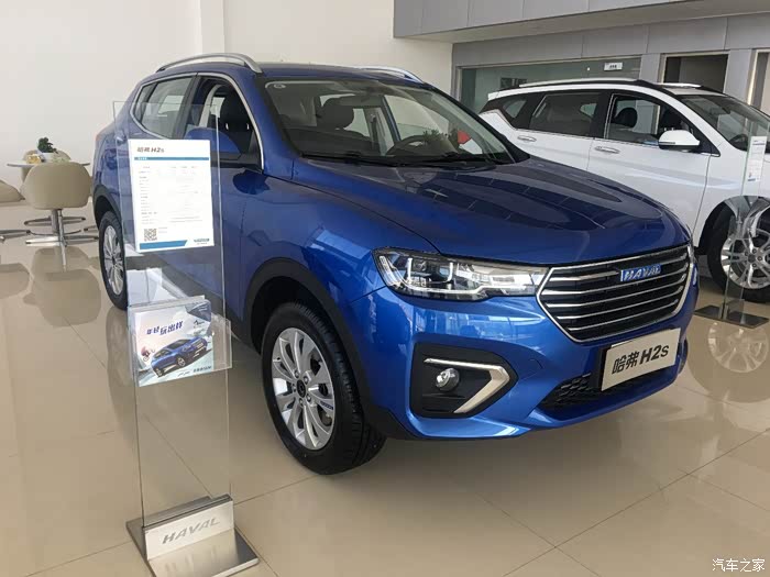 我的青春不打烊蓝色18款哈弗h2s到店实拍