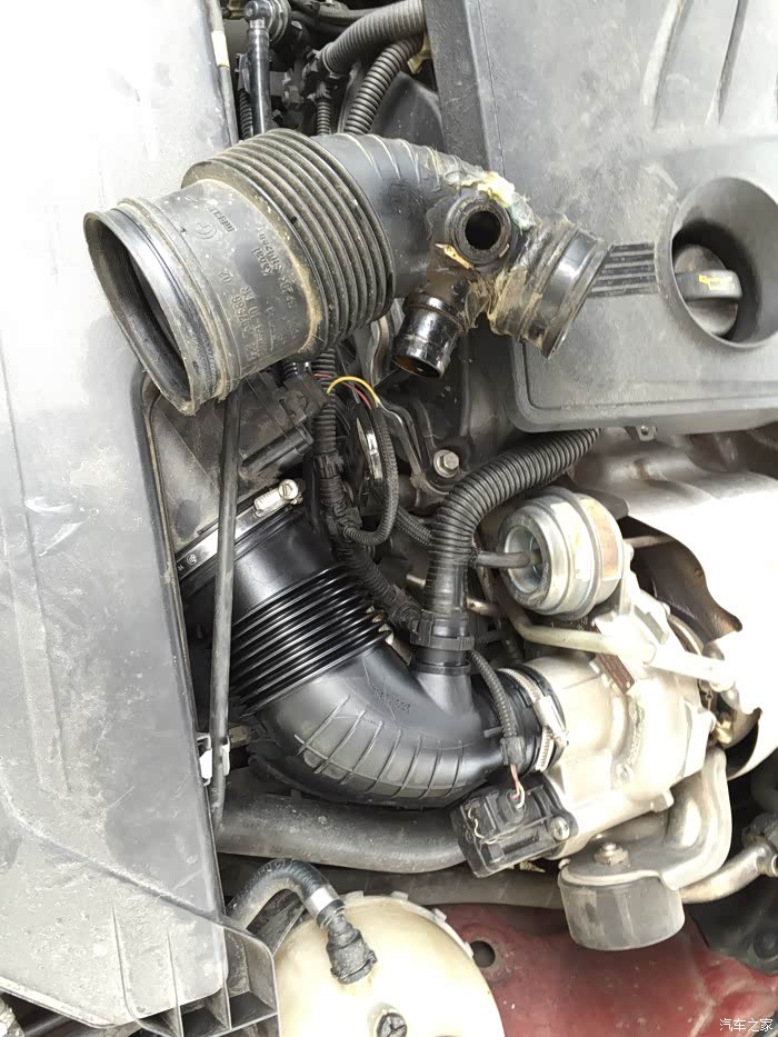 diy 更换涡轮进气管