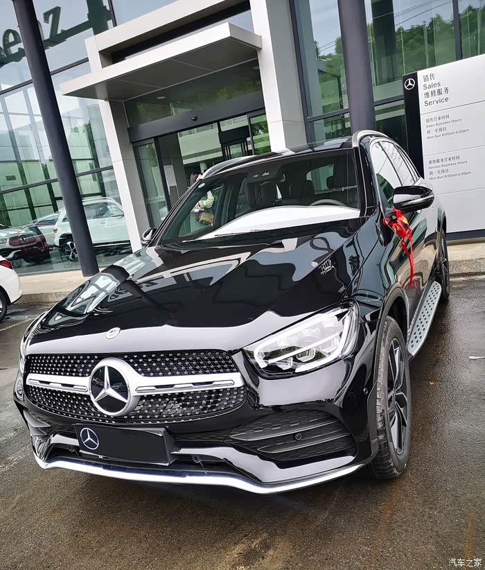 【图】4月22号提车 2021款glc300动感_奔驰glc论坛_汽车之家论坛